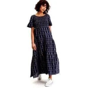 Anthropologie Odd Molly Dress XS NWT Powerful Cotton Embroidered $369 Prairie